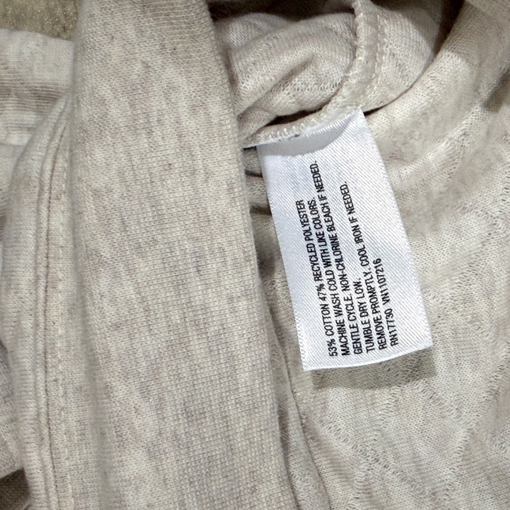Goodfellow & Co Men's Comfort Wear Quilted 1/4 Snap Pullover Oatmeal Size XL - Picture 7 of 9